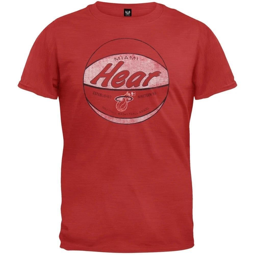 Miami Heat Logo Scrum Premium Adult Mens T Shirt